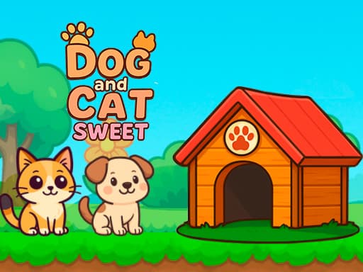 Captura de pantalla del juego Dog and Cat Sweet - adventure - Juego gratuito en línea