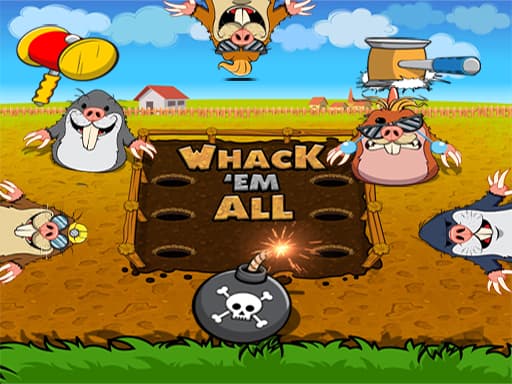 Captura de pantalla del juego Whack e m All - soccer - Juego gratuito en línea