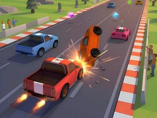 Daily Street Racing 3D game screenshot - racing - Free online game