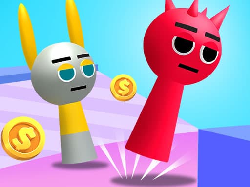 Sprunki Pyramixed Playtime game screenshot - hypercasual - Free online game