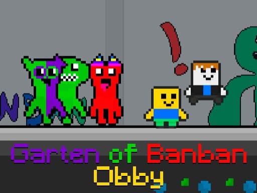 Garten of Banban Obby game screenshot - 2 player - Free online game