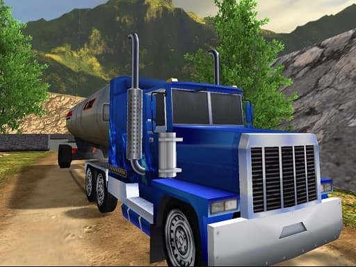 Captura de pantalla del juego Oil Tank Truck Driving Sim - action - Juego gratuito en línea