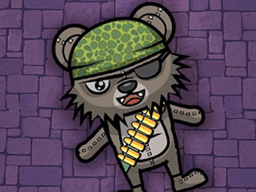 Captura de pantalla del juego Zombie Bears Night Shooting - adventure - Juego gratuito en línea