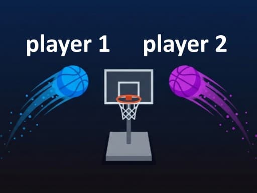 Captura de pantalla del juego Basket Ball For Two Player - 3d - Juego gratuito en línea