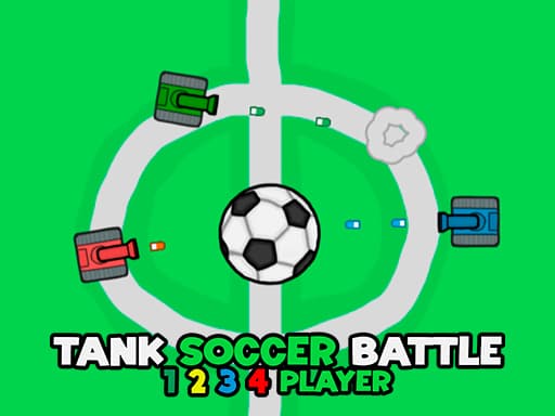 Captura de pantalla del juego Tank Soccer Battle 1 2 3 4 Player - soccer - Juego gratuito en línea