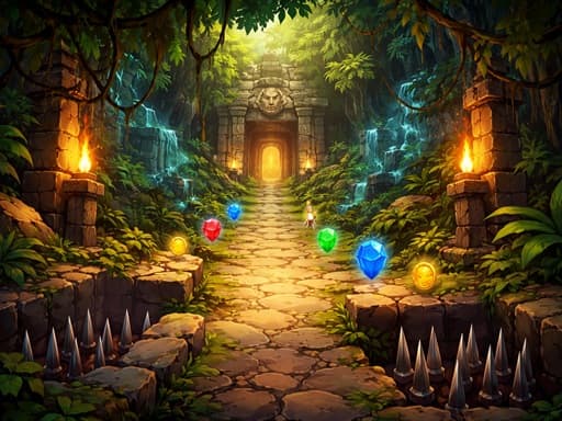 Captura de pantalla del juego RelicRun - adventure - Juego gratuito en línea