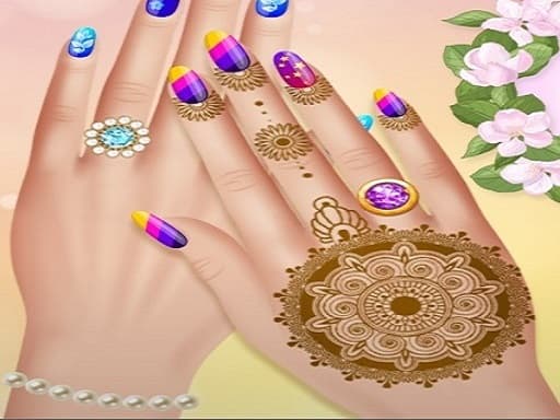 Nail Art Game game screenshot - 2 player - Free online game