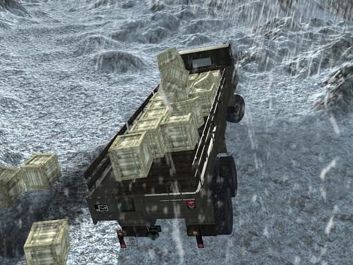 Captura de pantalla del juego Cargo Truck Montain Simulator - action - Juego gratuito en línea