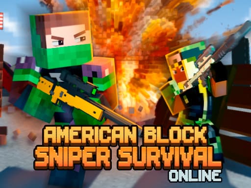 Captura de pantalla del juego American Block Sniper Survival Online - action - Juego gratuito en línea