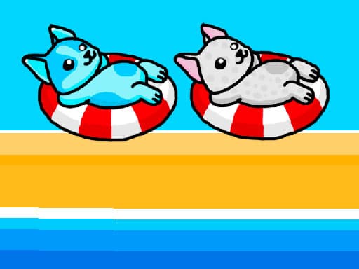 Aqua Dogy game screenshot - 2 player - Free online game