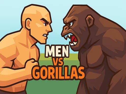 Men Vs Gorillas game screenshot - action - Free online game