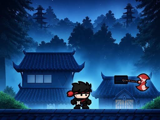 Ninja Warrior Game game screenshot - puzzles - Free online game