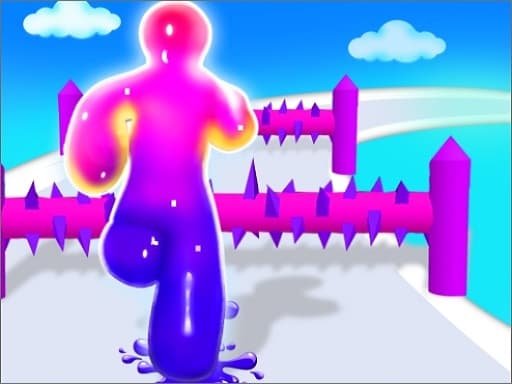 Captura de pantalla del juego Blob Dash Endless Runner - action - Juego gratuito en línea