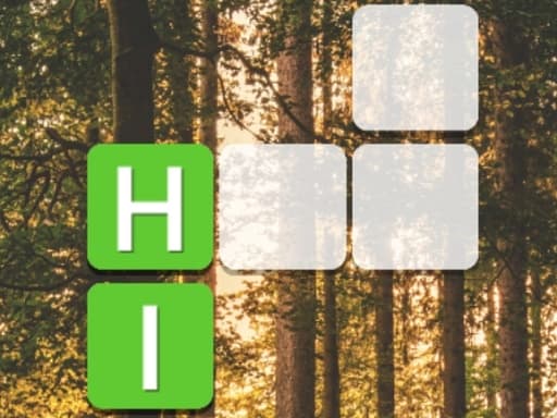 Word Blocks game screenshot - boys - Free online game