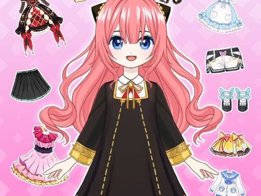 Anime Dress Up Doll Dress Up game screenshot - girls - Free online game