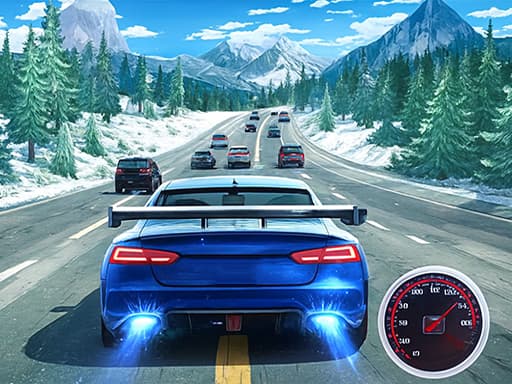 Highway Traffic Racerr game screenshot - racing - Free online game