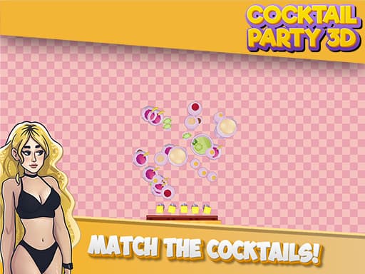 Cocktail Party 3D game screenshot - boys - Free online game