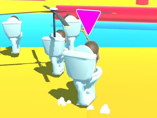 Fall Skibidi Toilet game screenshot - action - Free online game
