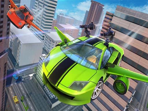 Captura de pantalla del juego GT Flying Car Racing - racing - Juego gratuito en línea