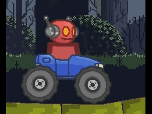 Captura de pantalla del juego 2D Nitro Race - racing - Juego gratuito en línea