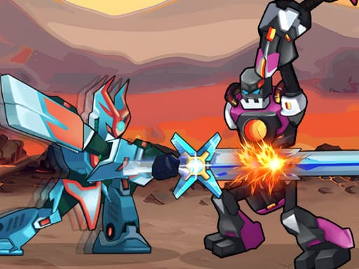 Robot Fighting Adventure game screenshot - boys - Free online game
