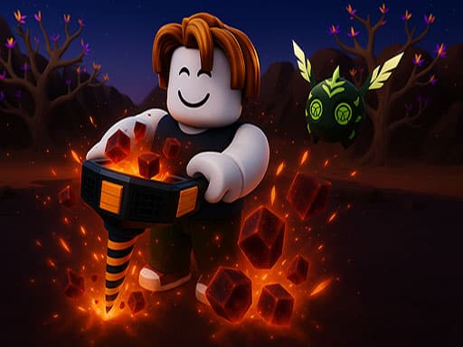 Captura de pantalla del juego Obby: Dig to the center of the Earth - hypercasual - Juego gratuito en línea