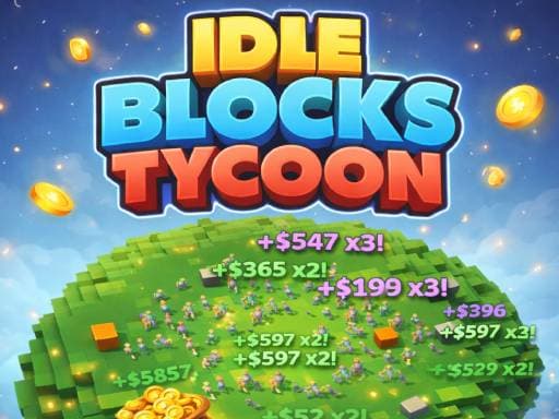 Captura de pantalla del juego Idle Blocks Tycoon - clicker - Juego gratuito en línea