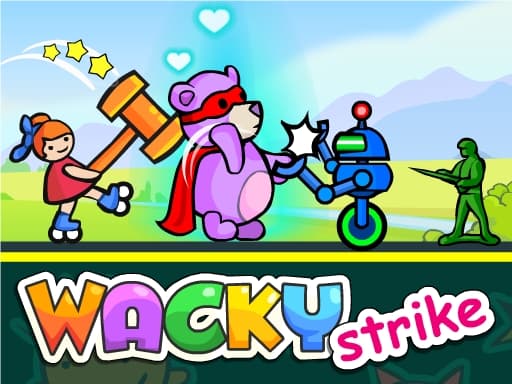 Wacky Strike game screenshot - girls - Free online game