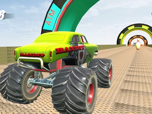 Captura de pantalla del juego Monster Truck Extreme Stunts - action - Juego gratuito en línea