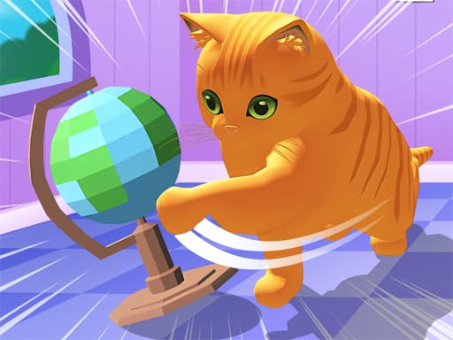 Captura de pantalla del juego Cat Chaos Simulator - arcade - Juego gratuito en línea