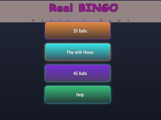 BINGO Real game screenshot - .io - Free online game