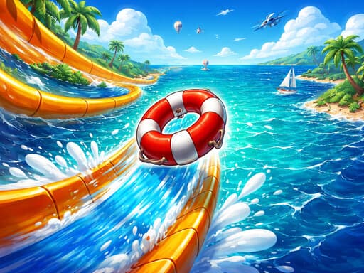 Captura de pantalla del juego Lifebuoy Planing - adventure - Juego gratuito en línea