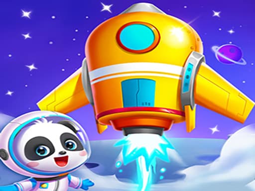 Little Panda Space Journey game screenshot - boys - Free online game