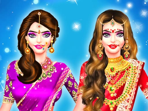 Indian Wedding: DressUp Makeup游戏截图 - 3d - 免费在线游戏