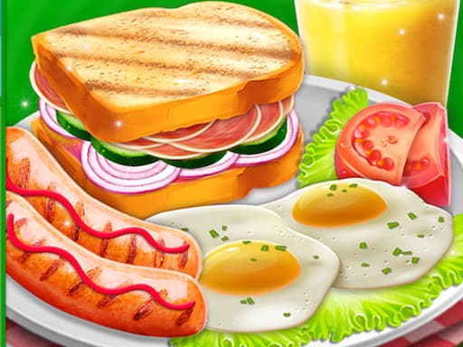 3D Breakfast Prapare game screenshot - .io - Free online game