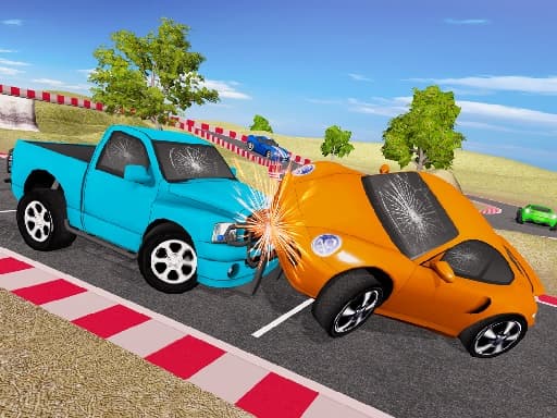 Captura de pantalla del juego Mini SuperCars Racing Crashing - action - Juego gratuito en línea