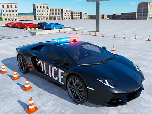Police Car Parking Game game screenshot - adventure - Free online game