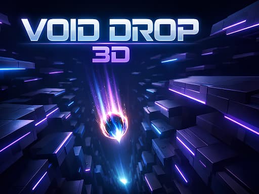 Captura de pantalla del juego Void Drop 3D - action - Juego gratuito en línea