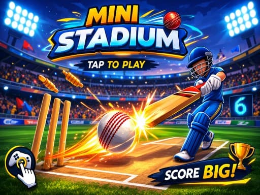 MINI STADIUM game screenshot - sports - Free online game