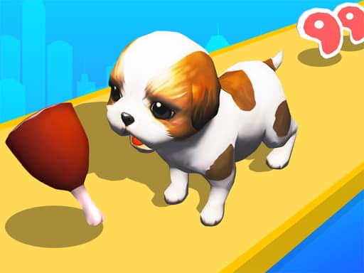 Captura de pantalla del juego Dog Evolution Run - racing - Juego gratuito en línea