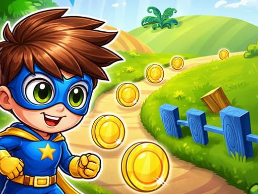 Hopping Boy game screenshot - puzzles - Free online game