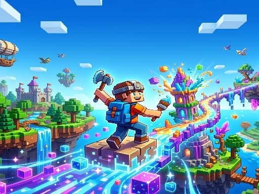 Captura de pantalla del juego Voxelrift - arcade - Juego gratuito en línea