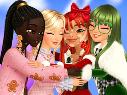 Captura de pantalla del juego Christmas Girls Dress Up - girls - Juego gratuito en línea