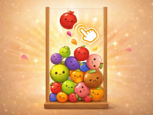 Captura de pantalla del juego Fruit Merge Arena - clicker - Juego gratuito en línea