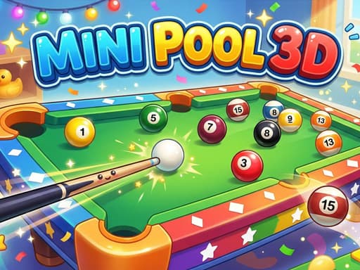 Captura de pantalla del juego Mini Pool 3D - sports - Juego gratuito en línea