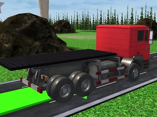 Captura de pantalla del juego Truck Driving Construction Transport - action - Juego gratuito en línea
