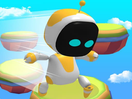 Captura de pantalla del juego Robot Astro Party - racing - Juego gratuito en línea