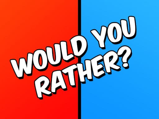 Would you Rather? game screenshot - 2 player - Free online game