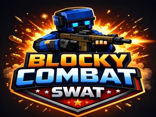 Captura de pantalla del juego Blocky Combat Swat Original 2026 - shooting - Juego gratuito en línea