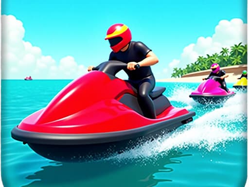 Power Boat Racing Game game screenshot - racing - Free online game